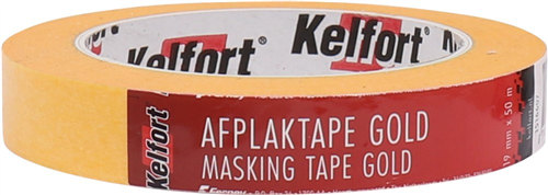 Schilderstape Washi Kelfort - GOLD 19MM 50M GEEL