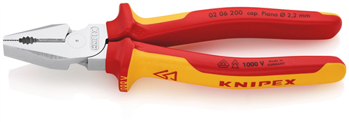 Combinatietang Kracht Knipex - VDE 0206-200MM