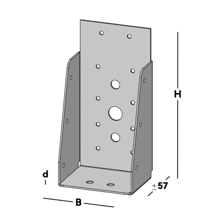 balkdrager gbs zonder lip sv