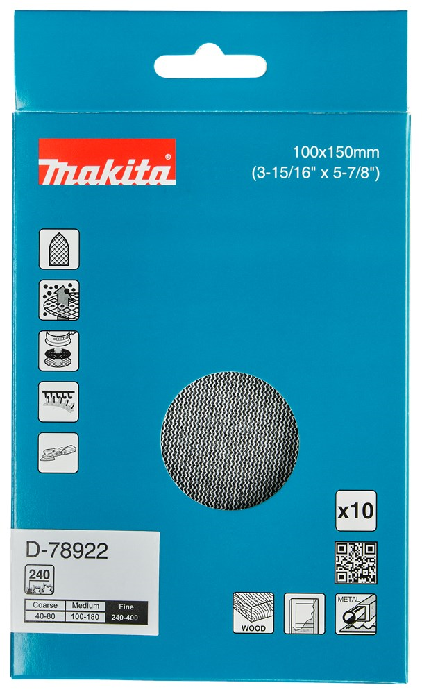 schuurgaas delta rood velcro makita