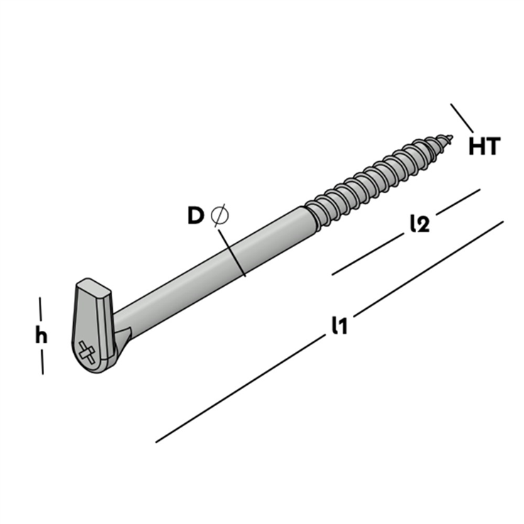 schroefduim houtdraad elvz