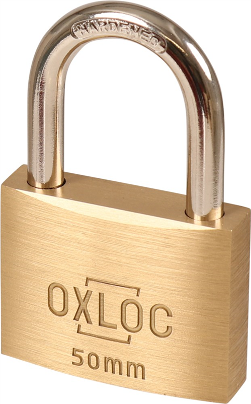 Hangslot Messing Oxloc - 50MM