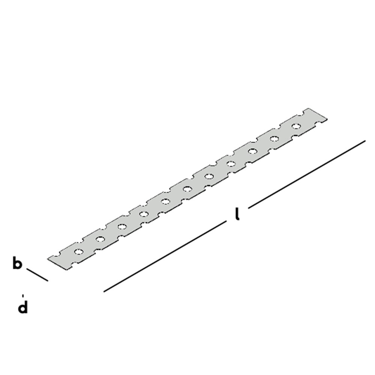 lijmkoppelstrip rvs a4