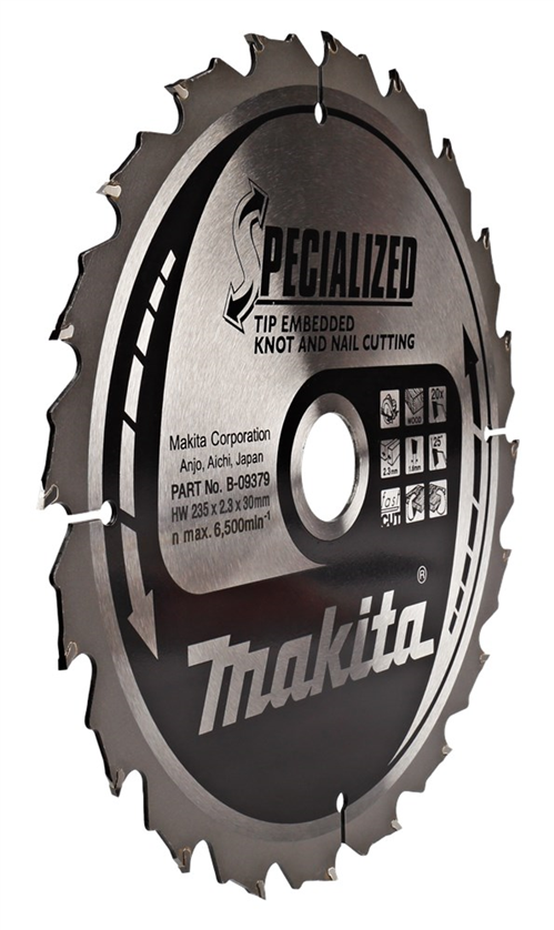 Cirkelzaagblad Hm Makita - 235X2.3X30MM 20T ATB