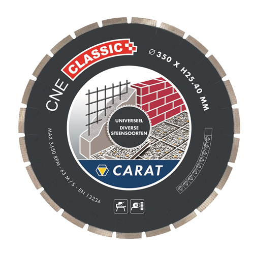 Diamantzaagblad Nat Carat Classic - CNEC 350X25.40MM