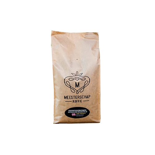 Koffiebonen Espresso Meesterschap - 1KG ARABICA MEDIUM ROASTED