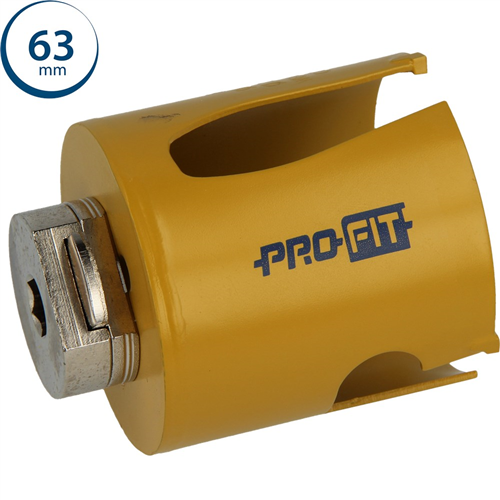 Gatzaag Multi Purpose Profit - Ø 63X52MM CLICK&DRILL HEX 10MM