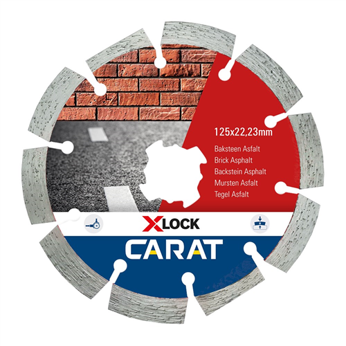 Diamantzaagblad Droog Carat Master - X-LOCK 125X22.23MM