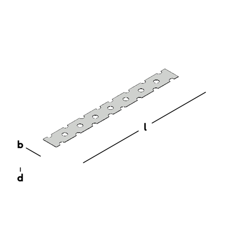 lijmkoppelstrip rvs a4