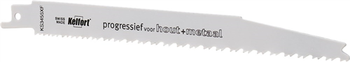 Reciprozaagblad Kelfort Wood/Metal - KS3456XF 200X1.25MM SET à 5 ST