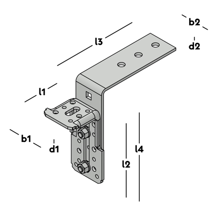 XL-kozijnstelbeugel sv