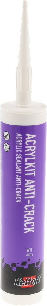 Acrylaatkit Kelfort - ANTI CRACK 310ML WIT