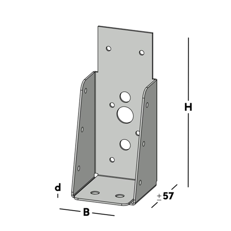 balkdrager gbs zonder lip sv