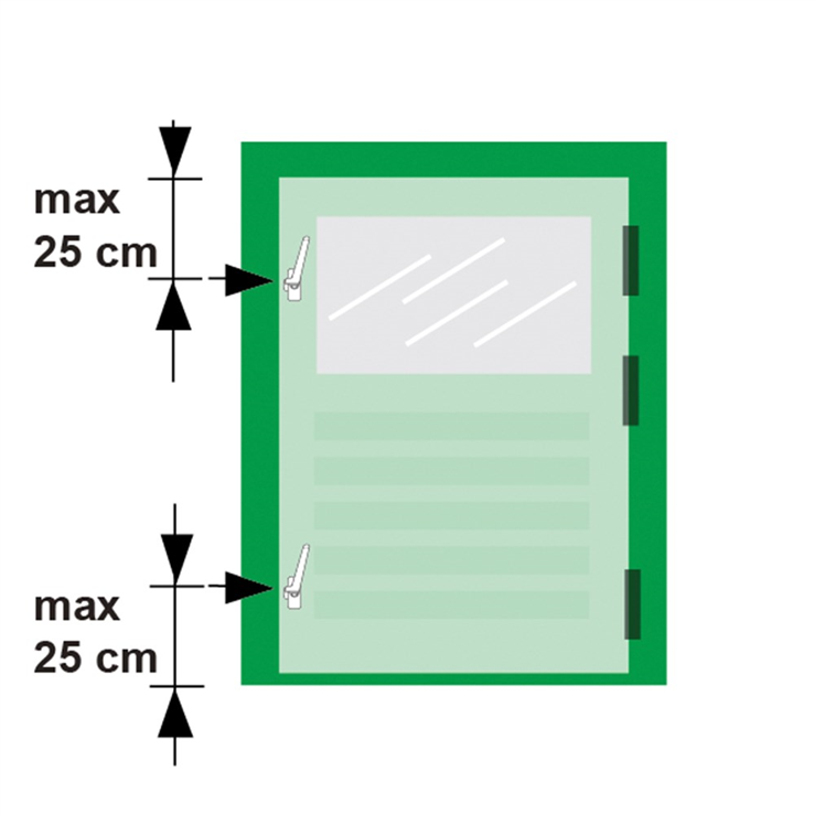 raamsluiting aluminium wit axa