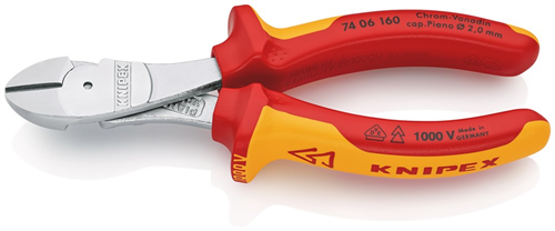 Zijsnijtang Kracht Knipex - VDE 7406-160MM