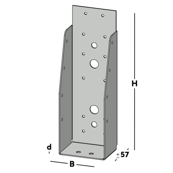 balkdrager gbs zonder lip sv