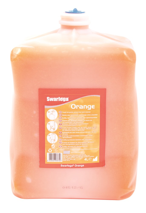 Handreiniger Met Korrel Swarfega - ORANGE ORANJE 4L