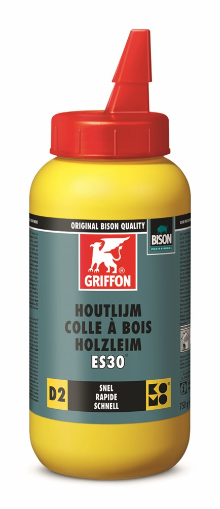 Houtlijm Vochtbestendig Griffon - D2 ES30 TOPSPEED 750G