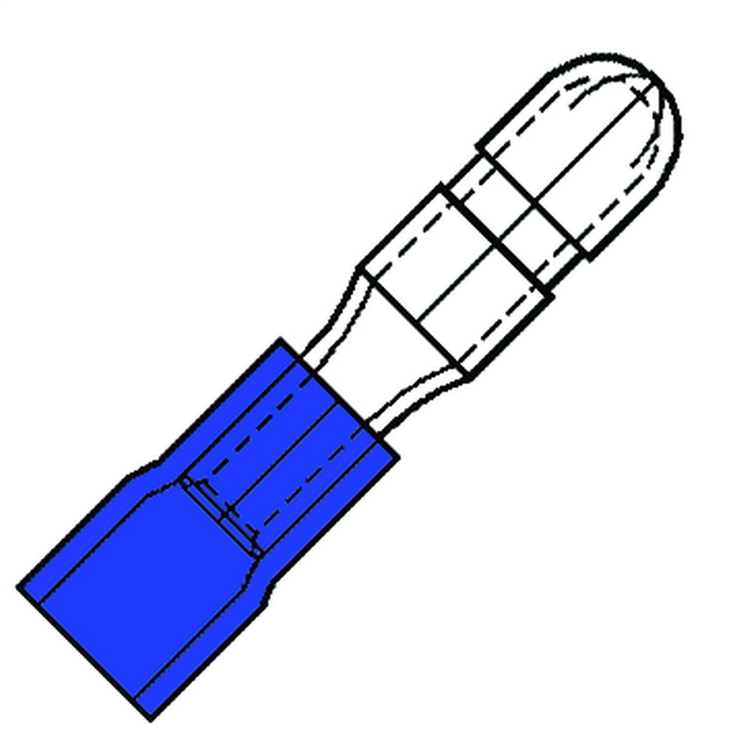 kabelschoen pensteker geisoleerd blauw