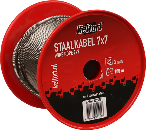 Staalkabel Rvs A2 Kelfort - 2.0MM 200M