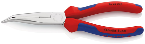 Telefoontang Gebogen Knipex - 2625-200MM ISOL