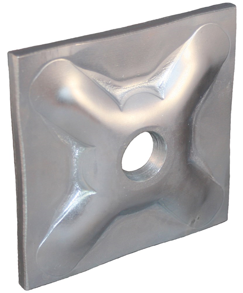 Sterplaat Elvz - 120X120X10MM