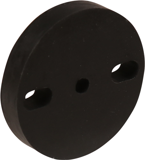 Deurbufferverhoger Rubber Oxloc - Ø86X12MM ZWART