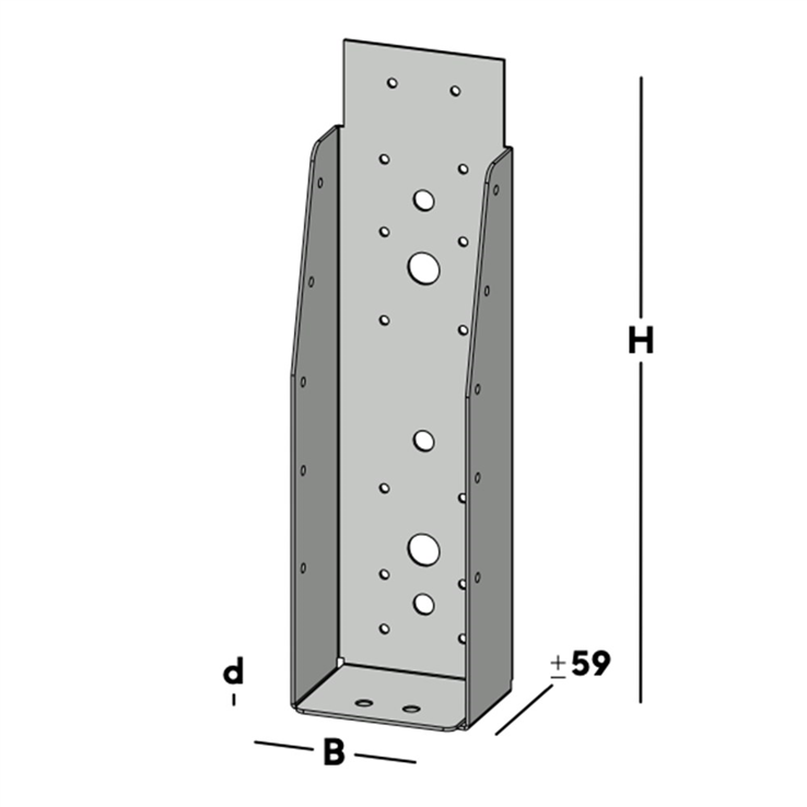 balkdrager gbs zonder lip sv