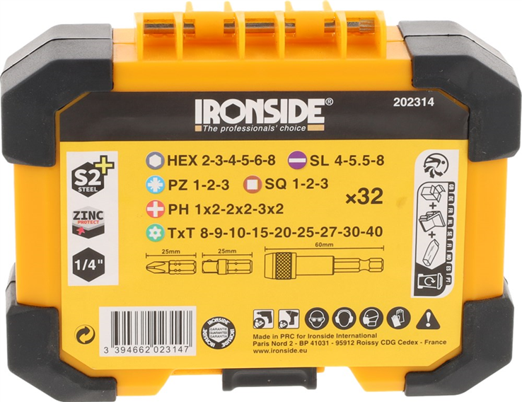 schroefbitset ironside