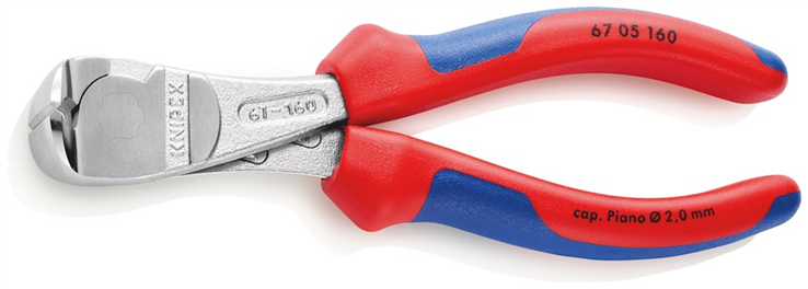 kopkniptang kracht knipex