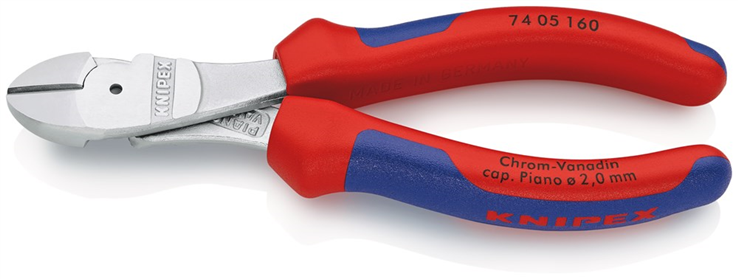 zijsnijtang kracht knipex