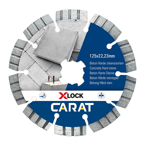 Diamantzaagblad Droog Carat Master - X-LOCK 125X22.23MM