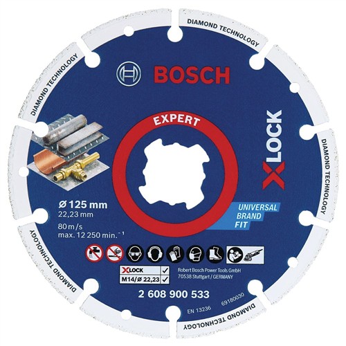 Diamantschijf Bosch - 125X2.0X22.23MM