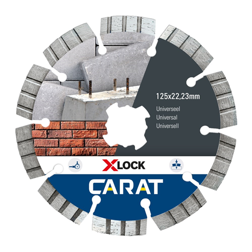 Diamantzaagblad Droog Carat Master - X-LOCK 125X22.23MM