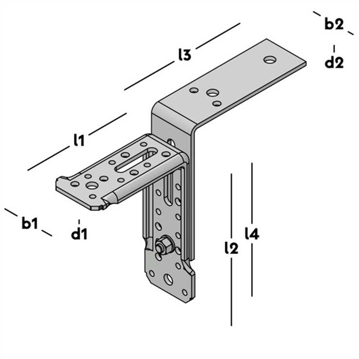 XL-kozijnstelbeugel zm