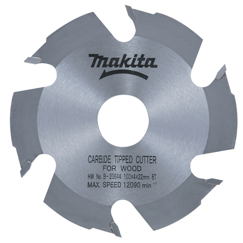 Lamellenfrees Hardmetaal Makita - 100X4X22MM 6T