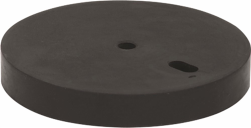 Deurbufferverhoger Rubber Oxloc - Ø86X12MM ZWART