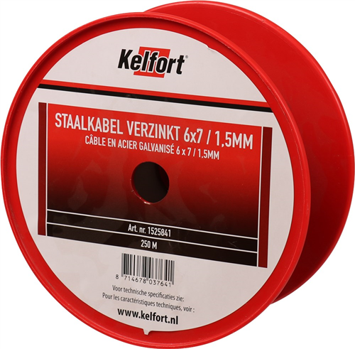 Staalkabel Elvz -  1.5MM 250M