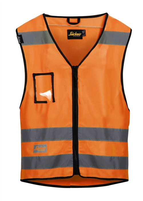 Veiligheidsvest Reflecterend Snickers - 9153 ORANJE FLUOR XXL