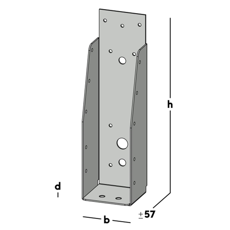 balkdrager gbs zonder lip sv