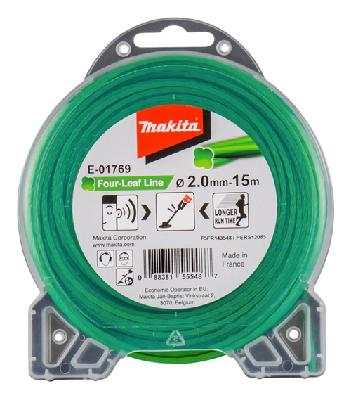 Maaidraad Makita - KLAVER 2.0MM 15M GROEN