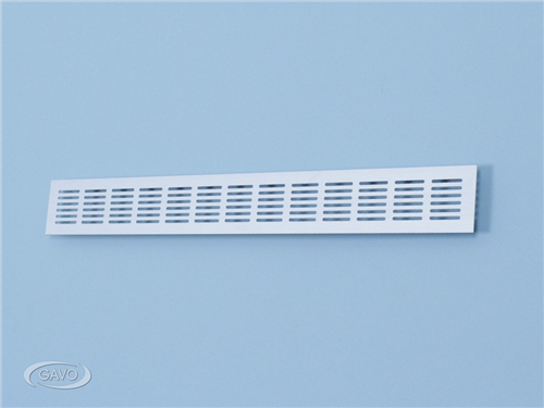 Ventilatiestrip Aluminium Wit - 400X 60MM (BXH) RAL 9010