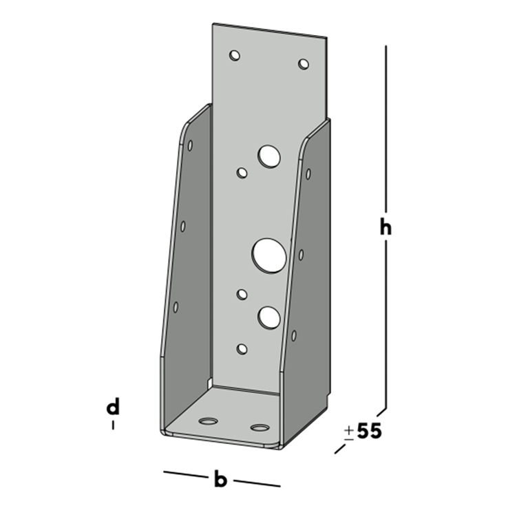 balkdrager gbs zonder lip sv