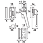 raamsluiting aluminium f1 axa-5