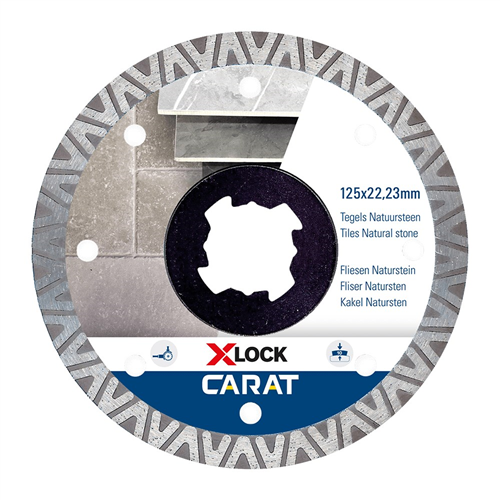 Diamantzaagblad Droog Carat Master - X-LOCK 125X22.23MM