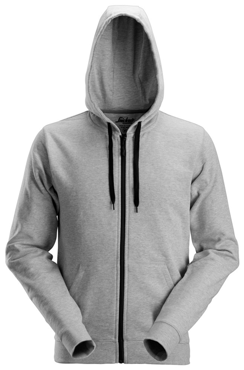 Sweatshirt Zip Hoodie Classic Snickers - 2801 GRIJS S