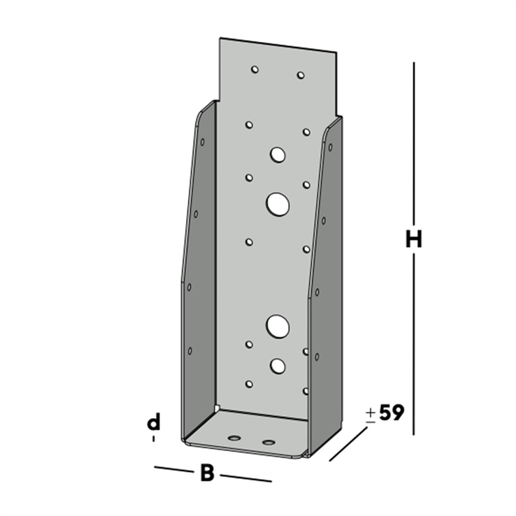 balkdrager gbs zonder lip sv