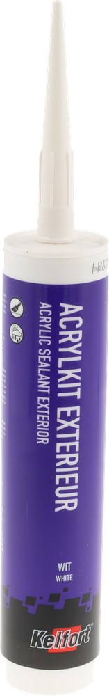 Acrylaatkit Kelfort - EXTERIEUR 310ML WIT