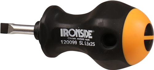 Schroevendraaier Zaagsnede Ironside - STUBBY 5.5  25MM