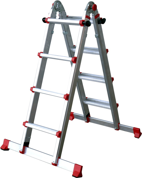 Vouwladder Telescoop Aluminium Kelfort - 4X4 TREDEN - 13.2KG